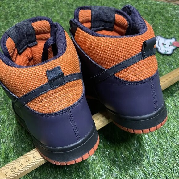Nike Dunk High Purple/Grey/ Orange - Picture 12 of 16